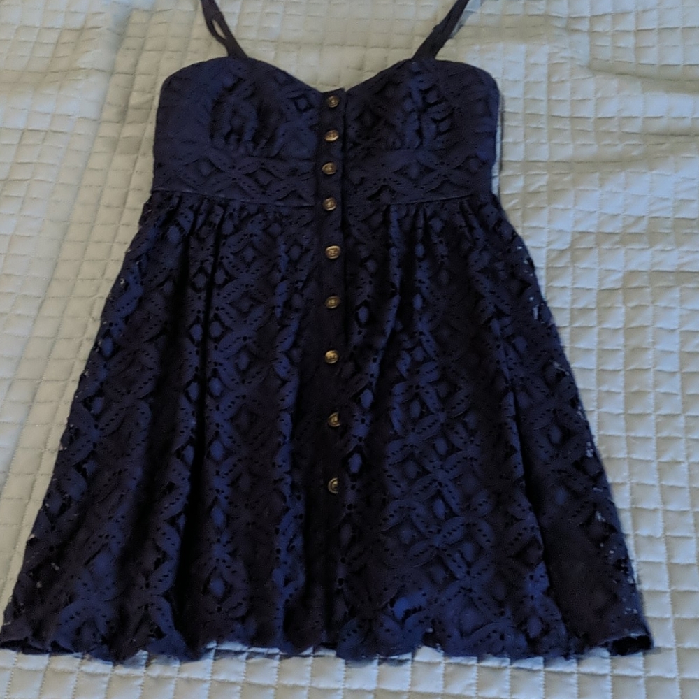 Blue dress